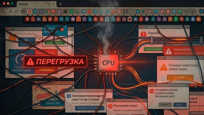 ⚡️ Снижаем нагрузку всех браузеров на компьютер! #26222
