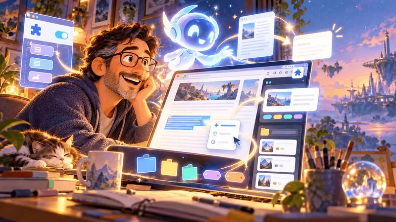 🚀 Собираем расширение для браузера с ИИ внутри, не написав ни строчки кода! #26291