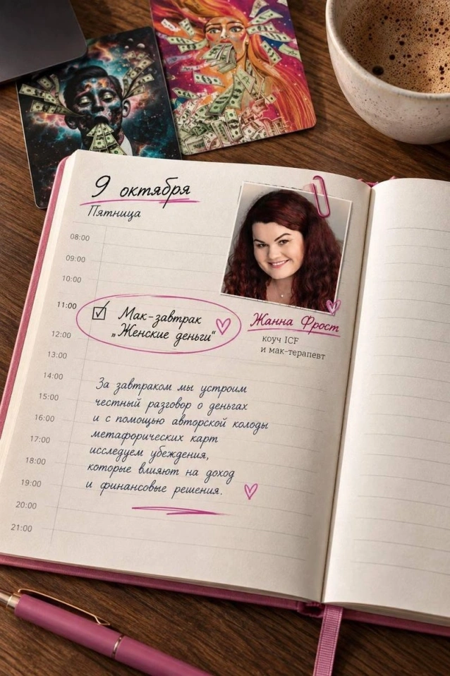 — 9 октября в 11:00
МАК-завтрак «Женские деньги»