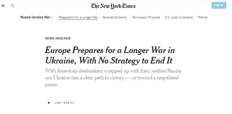 Скинули на бабку. Новая «программная» статья от NYT