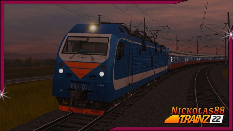 Сценарий «Пассажирский № 1 РОССИЯ 'Владивосток — Москва'» (Trainz 22 build 5.6-5.7)