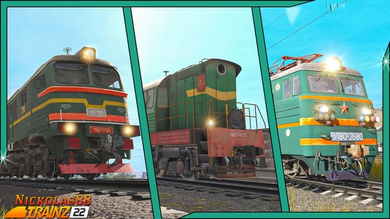 Комплект сценариев для маршрута «Карымская — Чернышевск» TRAINZ 22 (build 5.6-5.7)