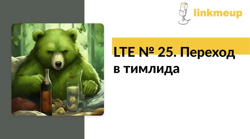 LTE № 25. Переход в тимлида