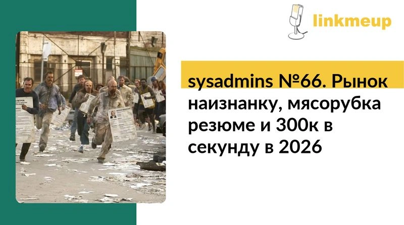 sysadmins № 66. Рынок наизнанку, мясорубка резюме и 300к в секунду в 2026