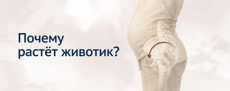 Почему растёт животик (и это не от слабого пресса): три причины, два типа работы, шесть упражнений