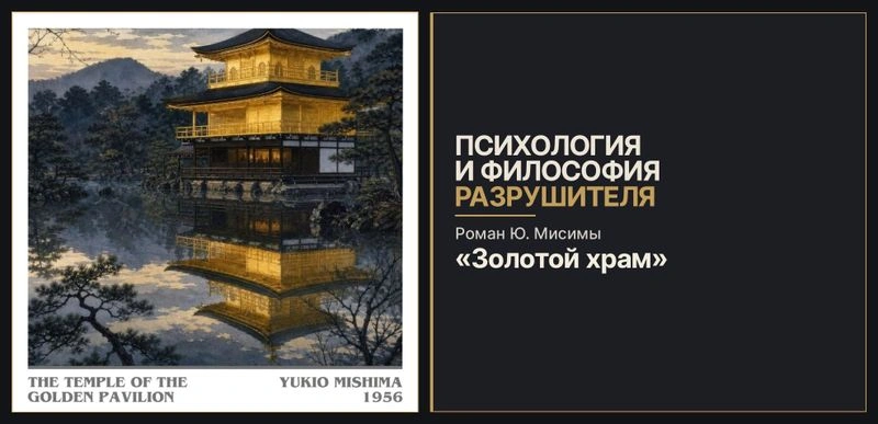 Психологические и экзистенциальные предпосылки разрушения. Разбор психологии и философии главного героя романа «Золотой Храм» Ю.Мисимы