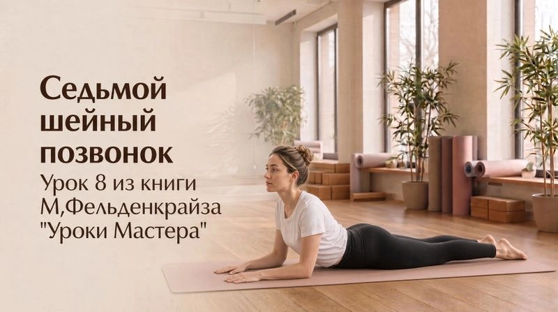 «Чтобы осознать, что является правильным, вам нужно поступить неправильно». Урок 8 Седьмой шейный позвонок из книги М.Фельденкрайза «Искусство движения. Уроки Мастера»