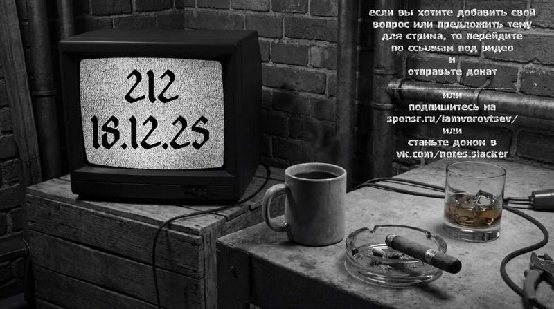 Стрим № 212 от 18 декабря 2025 года