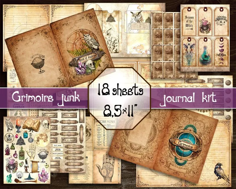 Странички для печати "Гримуар"