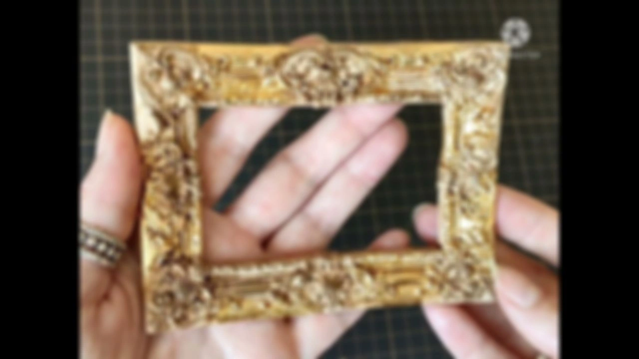 Мастер-класс. Золочение рамки.