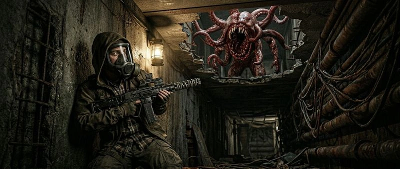 Угарный момент неудавшегося стелса из игры GTFO (в память о Ярике-evrey)