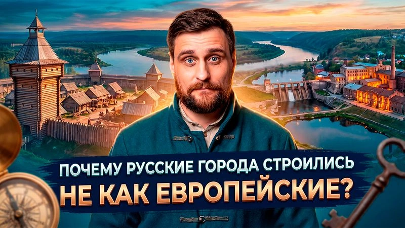 Лекция 67 Почему русские города строили совсем не так, как европейские? Крепость, слобода, посад, острог