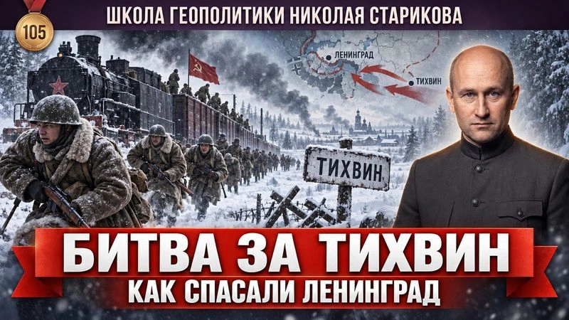 105. «В годы военные». Битва за Тихвин и спасение блокадного Ленинграда