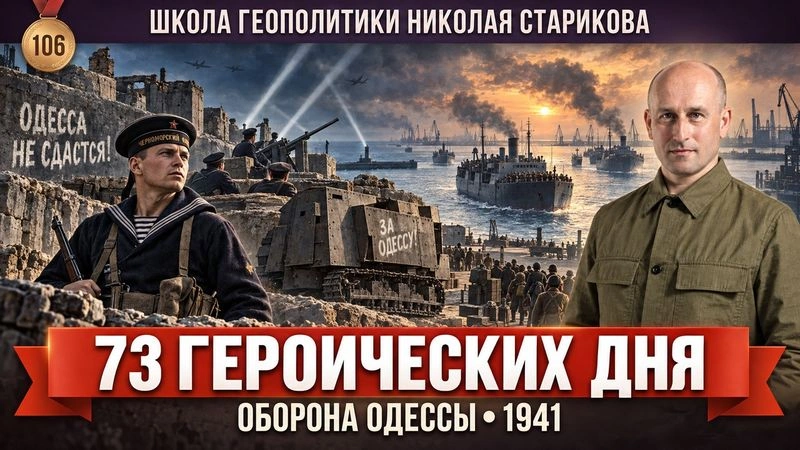 106. «73 героических дня». Хроника и уроки героической обороны Одессы в 1941 году