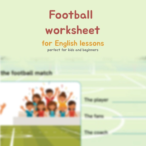 ⚽️Football Worksheet⚽️