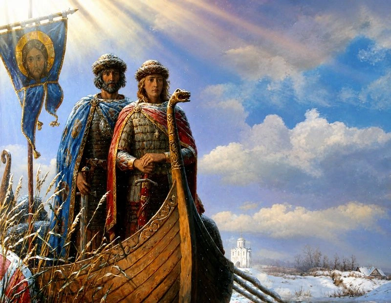БОРИС И ГЛЕБ. ПЕРВЫЕ СВЯТЫЕ РУСИ