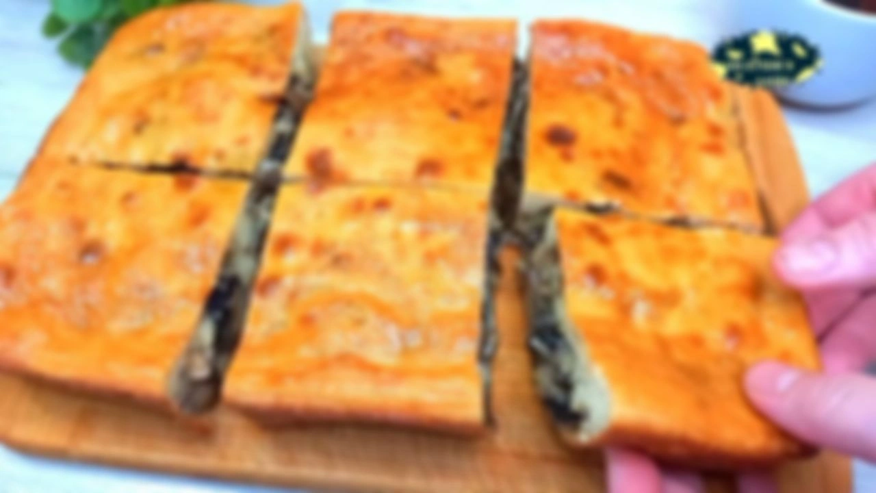 Заливной Пирог с Грибами