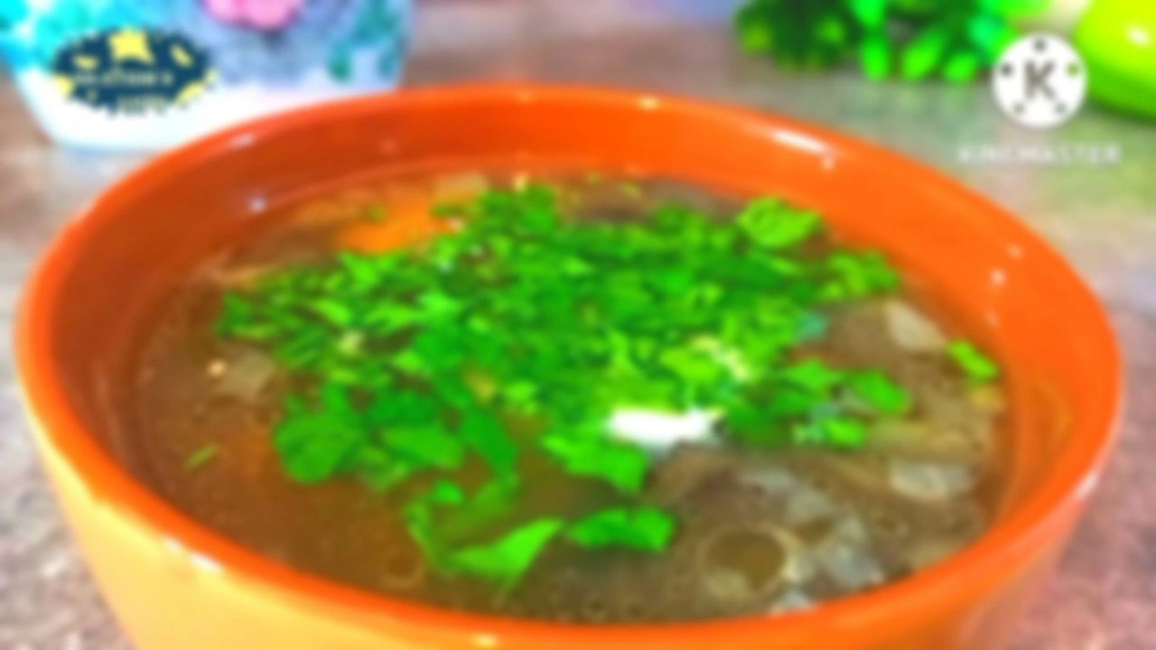 Мой Ходовой суп с Белыми Грибами