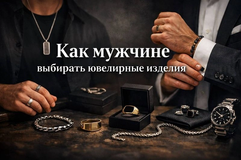 Как мужчине выбирать ювелирные изделия?