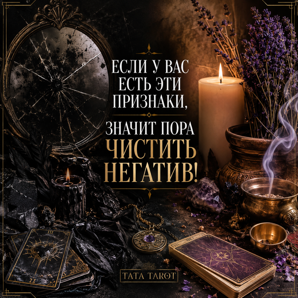 Если у вас есть эти признаки, значит пора чистить негатив!