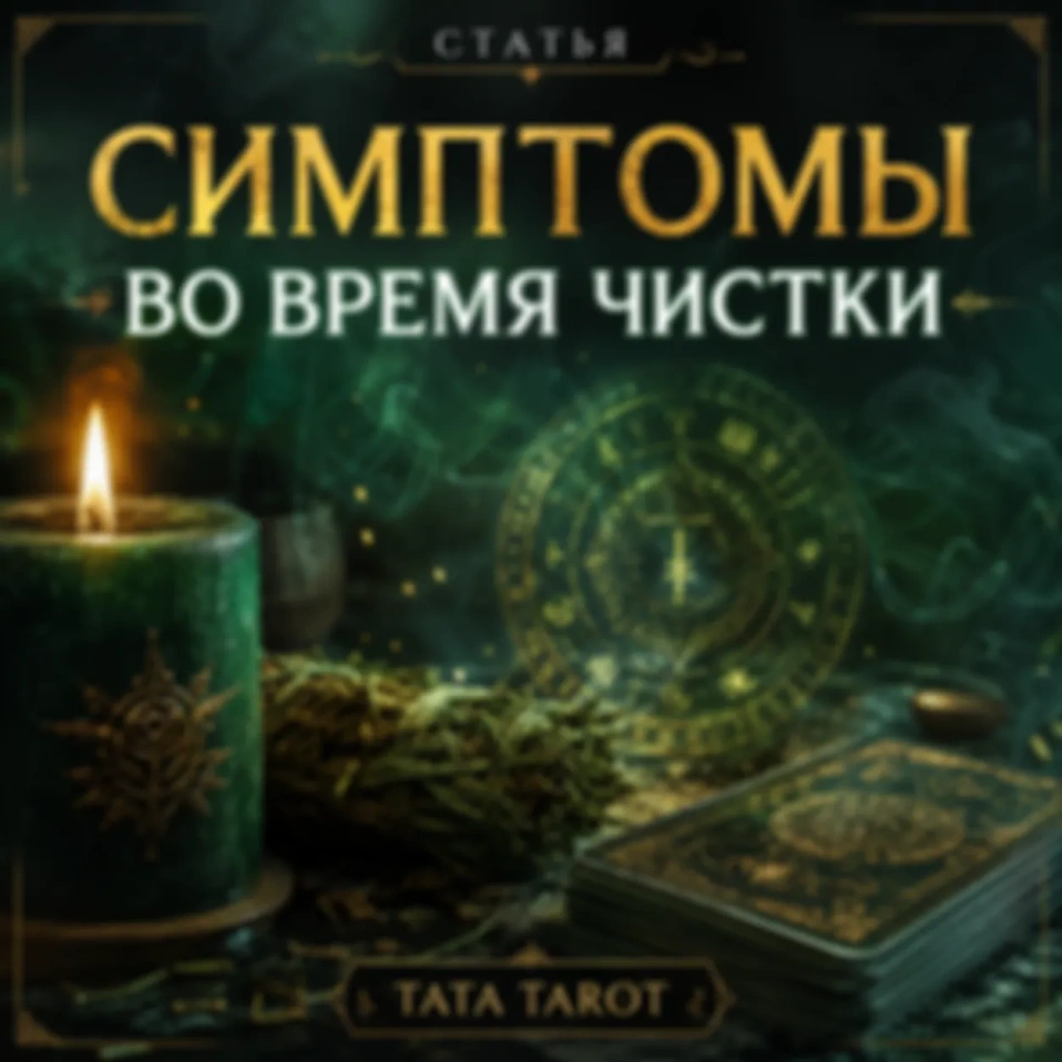 СИМПТОМЫ ВО ВРЕМЯ ЧИСТКИ 🤔
