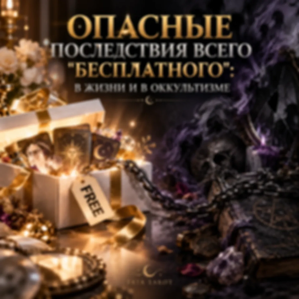 ОПАСНЫЕ ПОСЛЕДСТВИЯ ВСЕГО «БЕСПЛАТНОГО»: В ЖИЗНИ И В ОККУЛЬТИЗМЕ 🤯