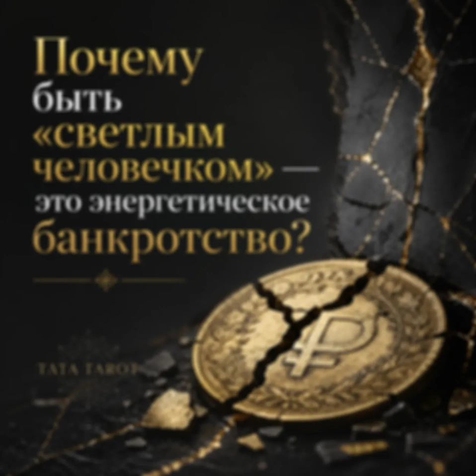🌑 Архитектура Тени: Почему быть «светлым человечком» — это энергетическое банкротство?