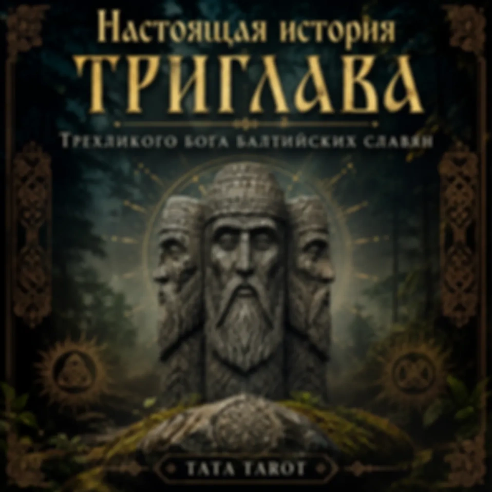 🪙 Золотая повязка и черный конь: Настоящая история Триглава — трехликого бога балтийских славян