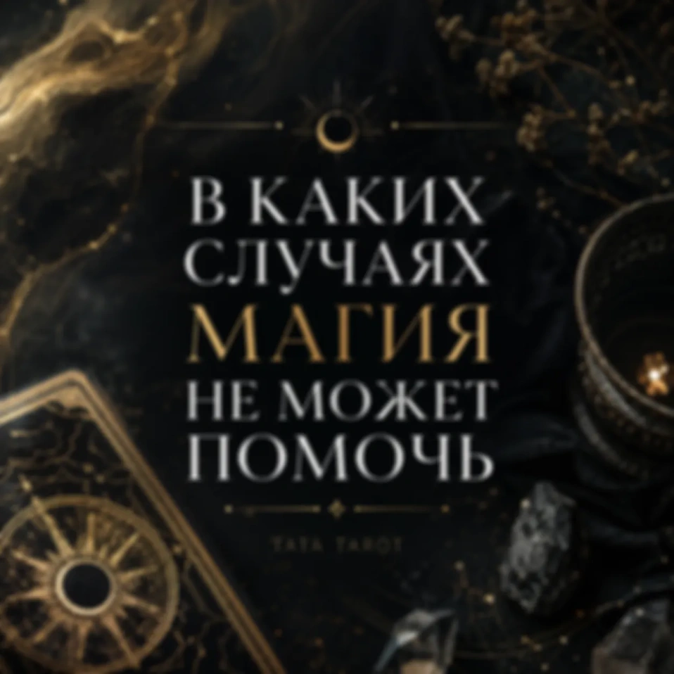 В КАКИХ СЛУЧАЯХ МАГИЯ НЕ МОЖЕТ ПОМОЧЬ 🤔