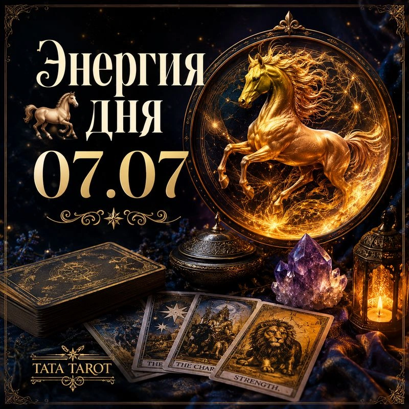 🐎 Энергия дня 07.07: Синдром отложенной жизни и Колесница Судьбы