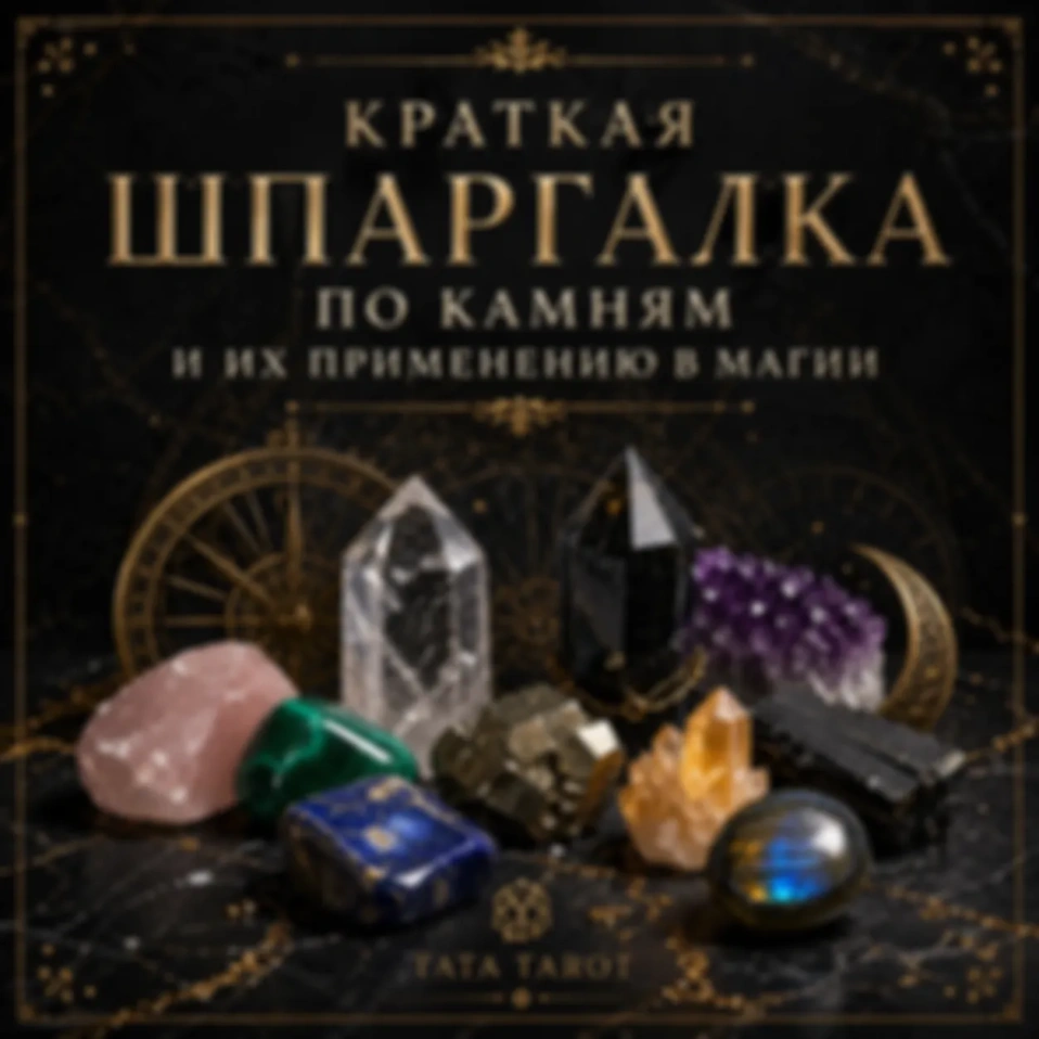 КРАТКАЯ ШПАРГАЛКА ПО КАМНЯМ И ИХ ПРИМЕНЕНИЮ В МАГИИ 🙏