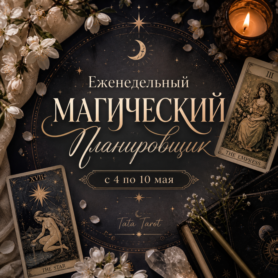 🌸 Еженедельный Магический Планировщик: с 4 по 10 мая