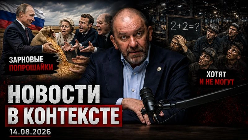 [Новости в контексте] Зерновые попрошайки и производственная недееспособность Америки | новости от 14.08.2026