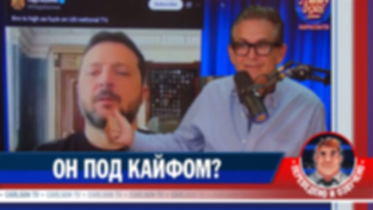 Странное поведение Зеленского во время интервью [КарлсонТВ]
