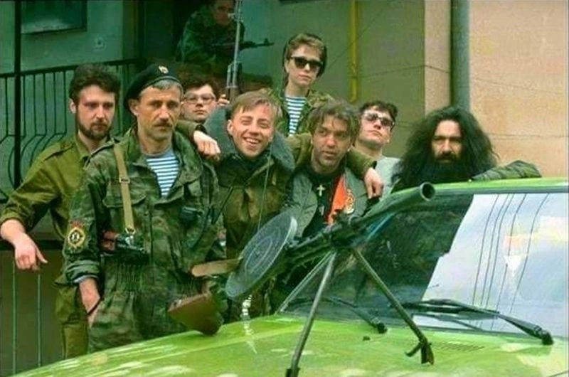 Эксклюзивное фото. Русские добровольцы в Боснии.