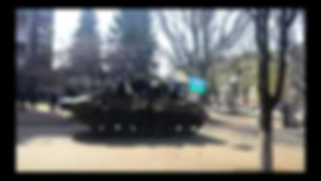 Из архива. 25-я воздушно-десантная бригада ВСУ перешла в Славянске на сторону ополчения.
