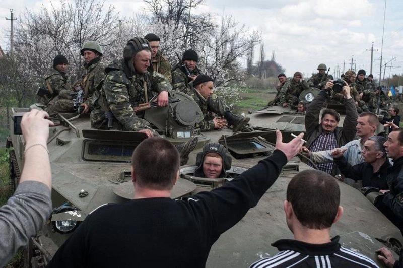 Из архива. Украинский десантник и ныне офицер ВС РФ.
