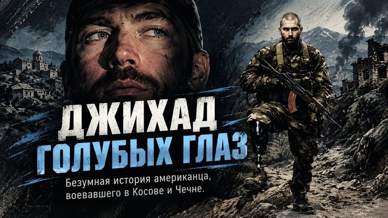 Джихад голубых глаз: безумная история американца, воевавшего в Косове и Чечне.