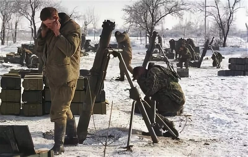 Эксклюзив. Замполит ведёт огонь по боевикам.