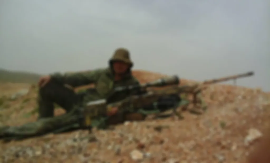 От подписчика. Боец Вагнера в Сирии.