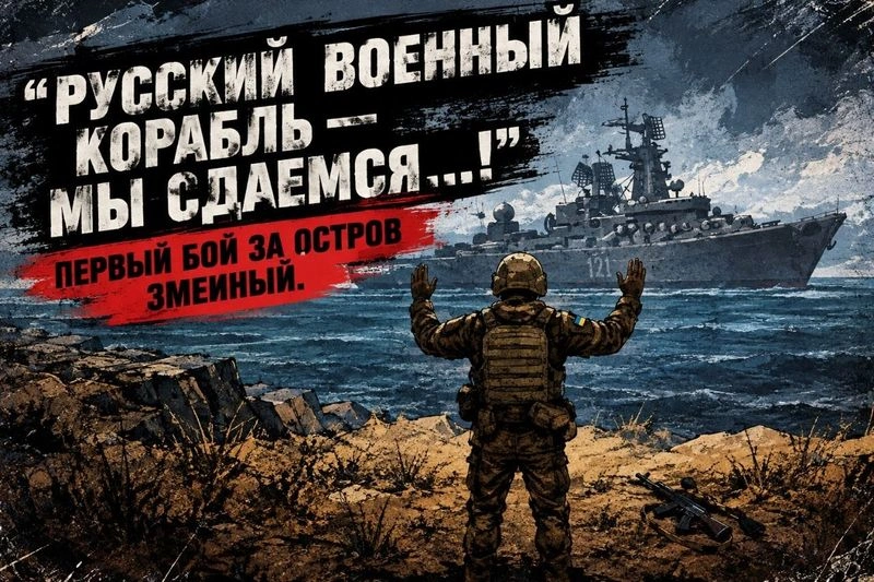 «Русский военный корабль — мы сдаемся…!»: первый бой за остров Змеиный.