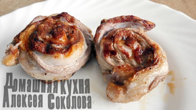Рулетики из баранины