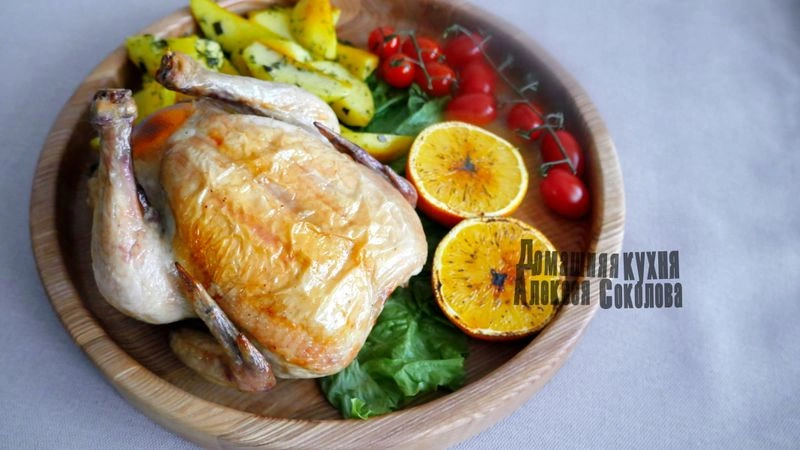 Новогодняя курица со вкусом цитрусовых