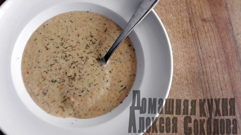 Суп-пюре грибной по-другому