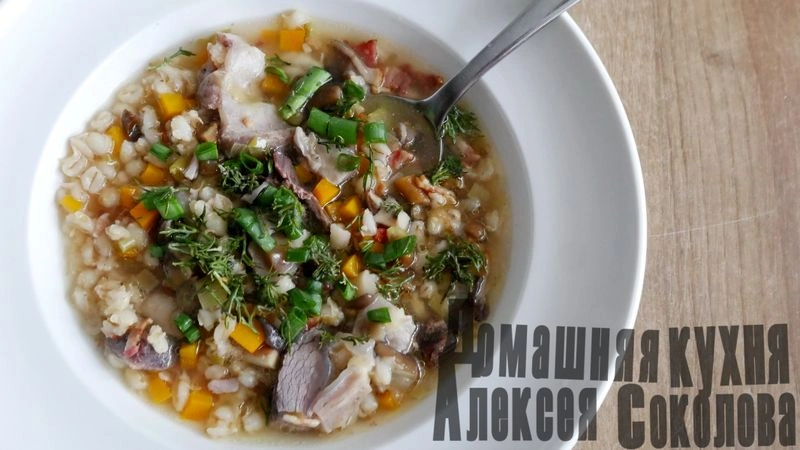 Суп моей мечты. Перловый с грибами