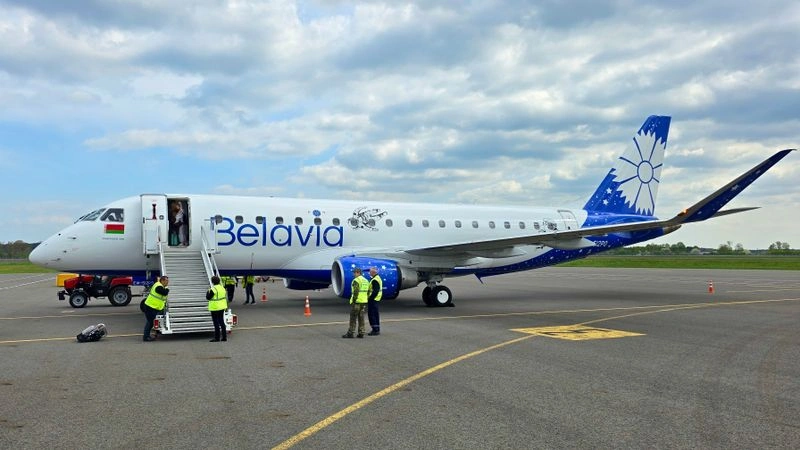 Новое видео: Embraer 175 а/к Белавиа, рейс Москва — Брест