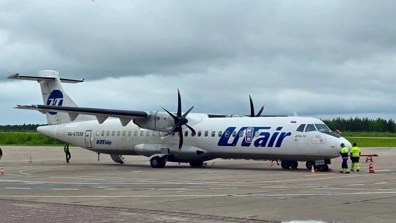 Новое видео: ATR 72-500 а/к Utair, рейс Екатеринбург — Нягань