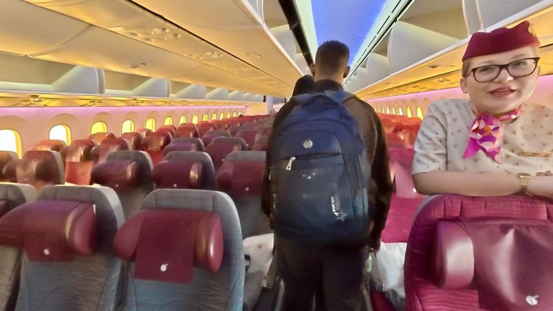 Новое видео: Boeing 787-8 а/к Qatar Airways, рейс Найроби — Доха