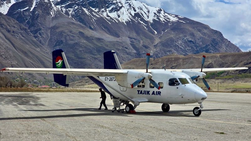 Новое видео: Ан-28 а/к Tajik Air, рейс Душанбе — Хорог