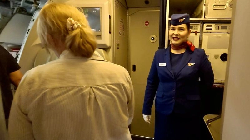 Новое видео: Airbus A319 а/к Россия, рейс Пермь — Санкт-Петербург